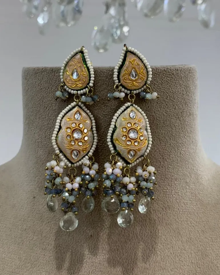 Aaranya Meenakari Earrings