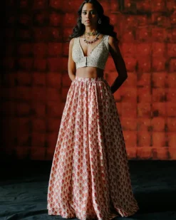 Adhira Pearl Lehenga Set