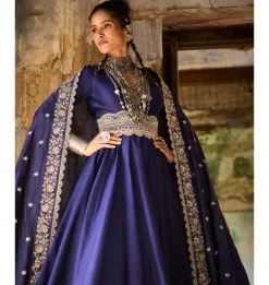 Alwar Chiniya Anarkali Set