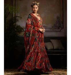 Amber Essence Anarkali Set
