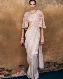Amour Jacket Sari Set