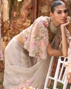 Amour Jacket Sari Set