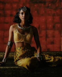 Anvika Amber Crop Top Pant Set