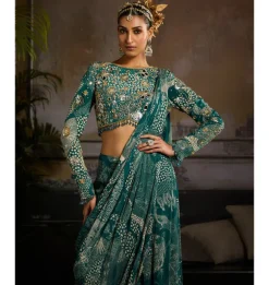 Aqua Essence Pant Sari Set