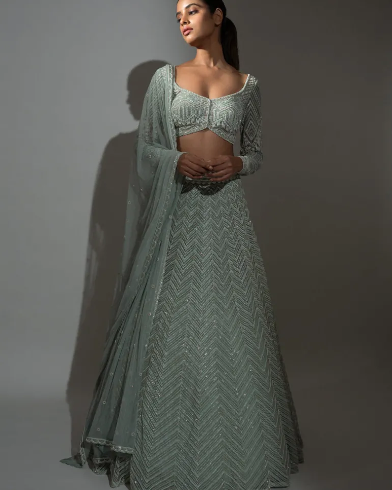 Aqua Vera Lehenga Set