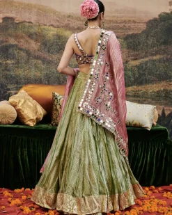 Azal Sheesh Lehenga Set