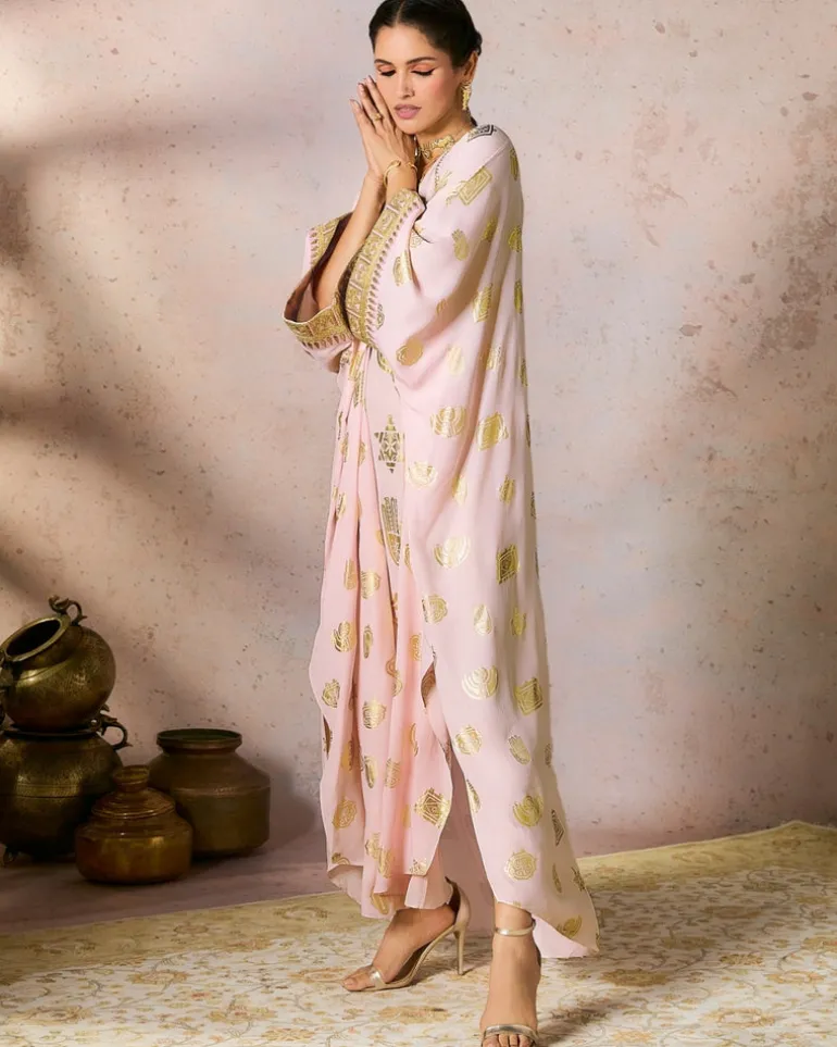 Baby Pink Trinkets Kaftan