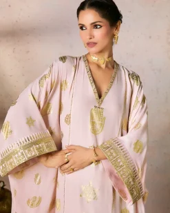 Baby Pink Trinkets Kaftan
