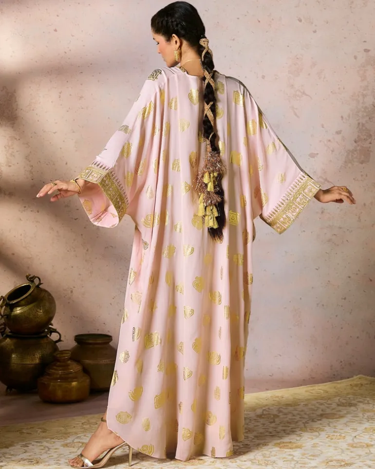 Baby Pink Trinkets Kaftan