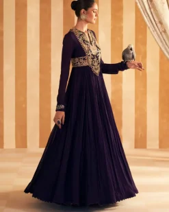 Banafsha Anarkali Set