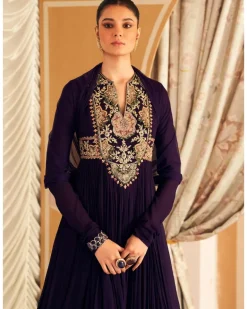 Banafsha Anarkali Set
