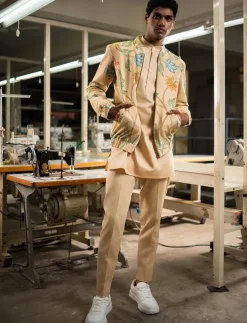 Bhoomi Bomber With Matching Kurta Pajama Set