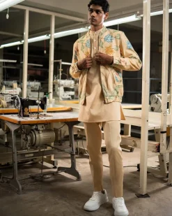 Bhoomi Bomber With Matching Kurta Pajama Set