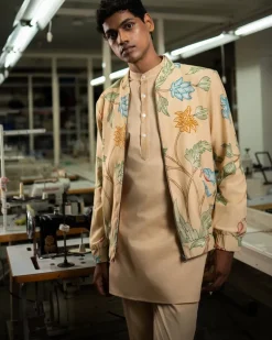 Bhoomi Bomber With Matching Kurta Pajama Set