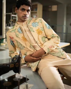 Bhoomi Bomber With Matching Kurta Pajama Set