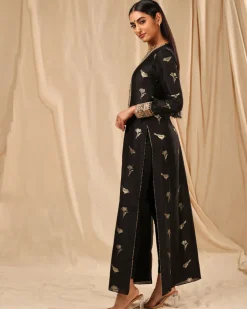 Black Vintage Fiona Kurta