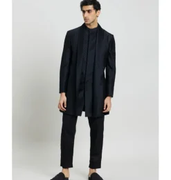 Blade Long Bandhgala Jacket Set