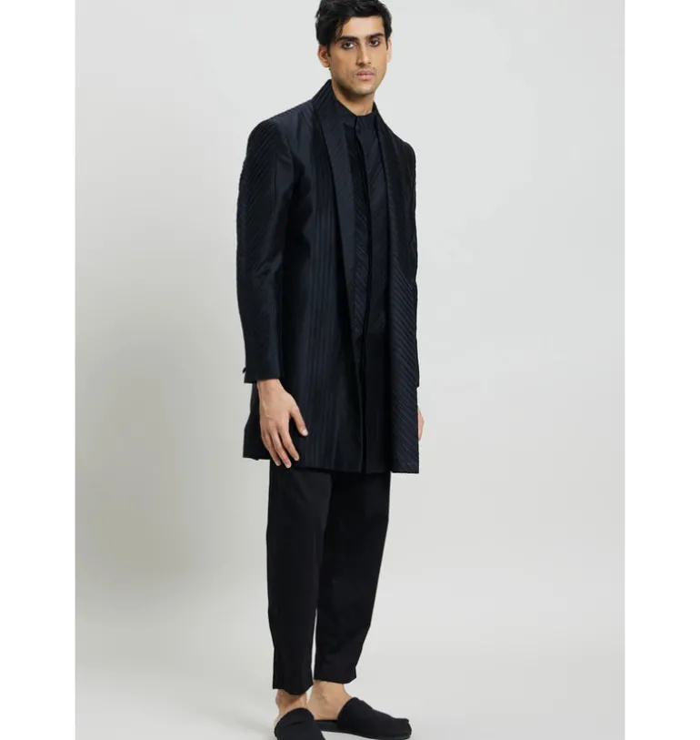 Blade Long Bandhgala Jacket Set
