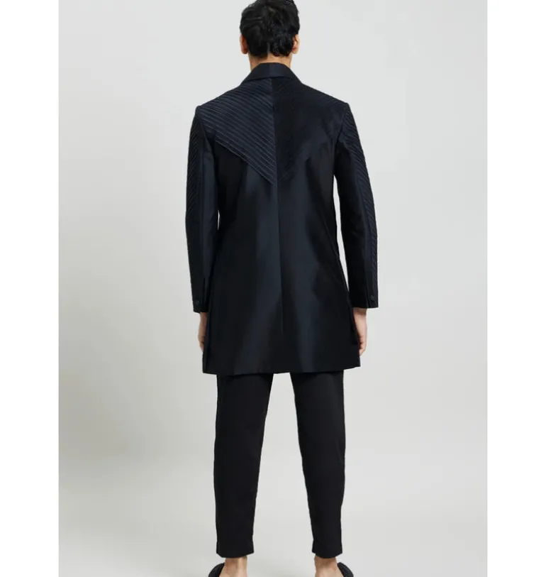 Blade Long Bandhgala Jacket Set