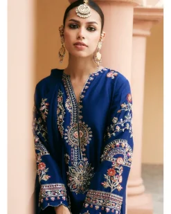 Blue Alisha Kurta Set