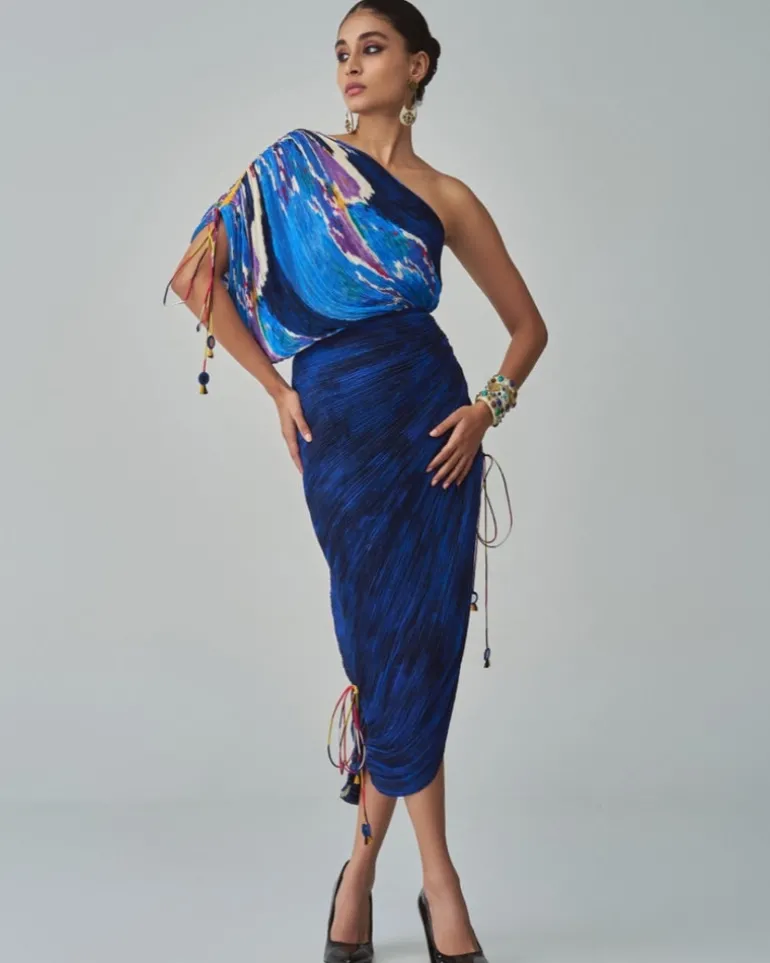 Blue Lily Sari Dress