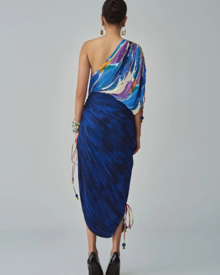 Blue Lily Sari Dress