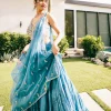 Blue Meadow Lehenga