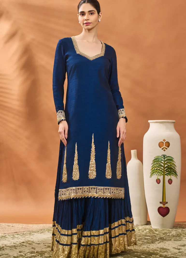 Blue Pixie Dust Kurta Set