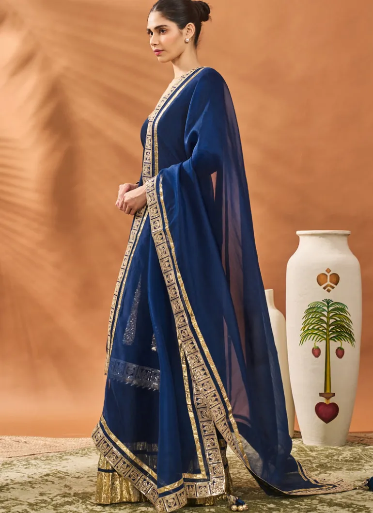 Blue Pixie Dust Kurta Set