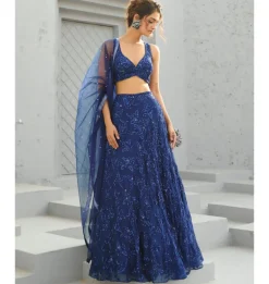 Blue Serena Skirt Set