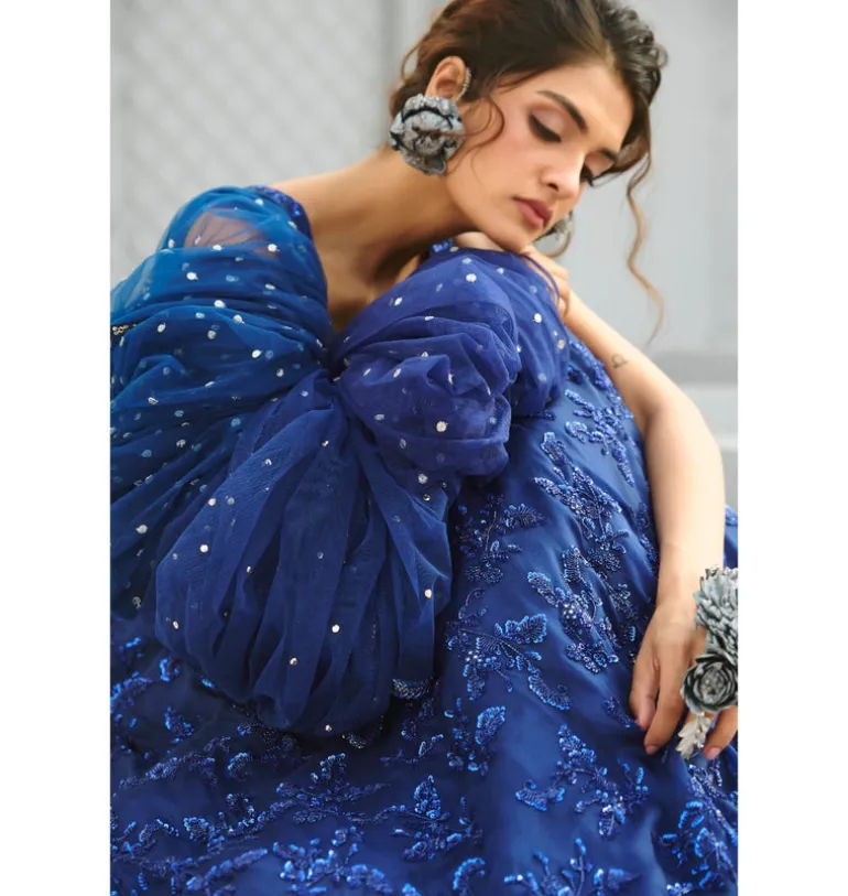 Blue Serena Skirt Set