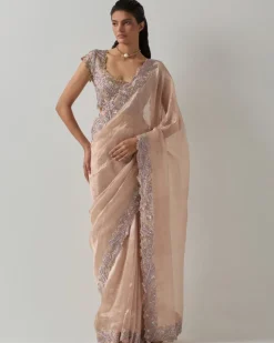 Blush Zari Sari Set