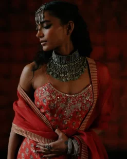Brick Red Tunic Set