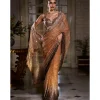 Caramel Sequin Sari