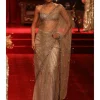 Carla Shimmer Tulle Sari Set