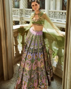 Celtic Hearts Lehenga Set