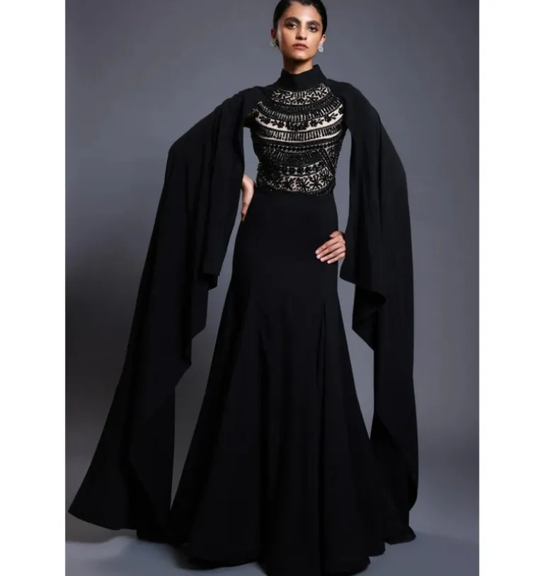 CF Crystal Black Gown