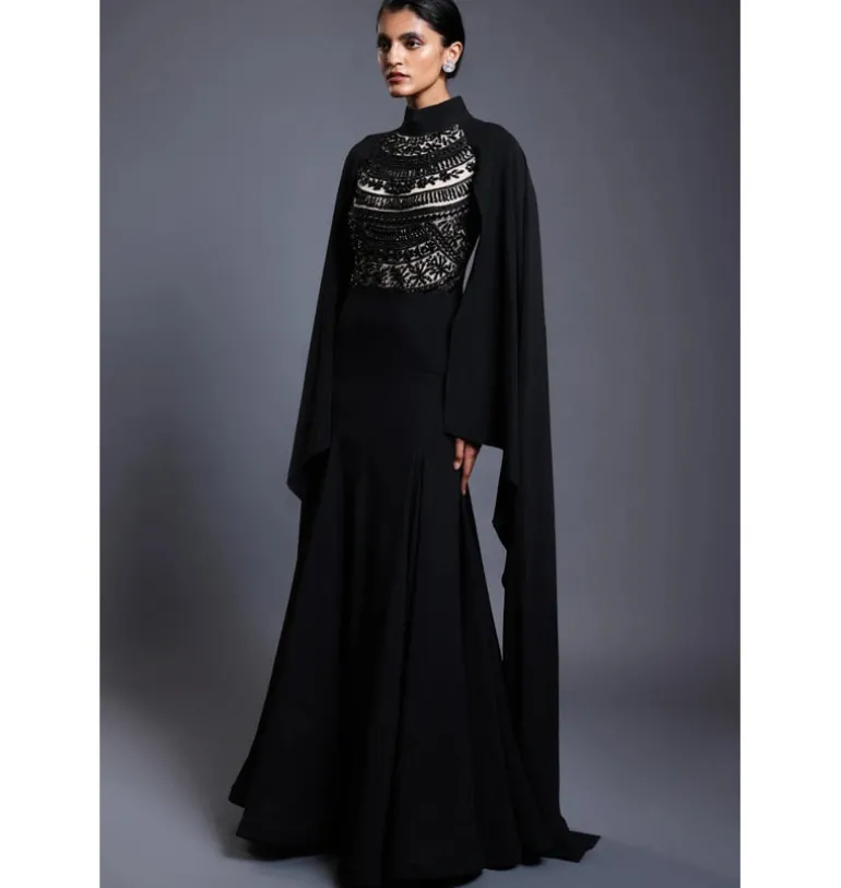 CF Crystal Black Gown
