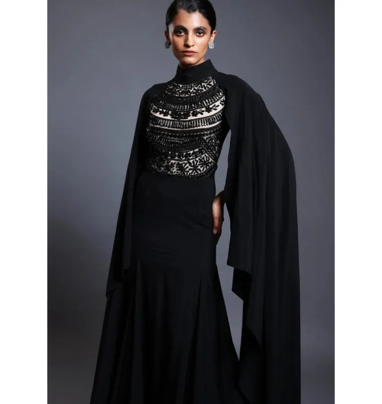 CF Crystal Black Gown