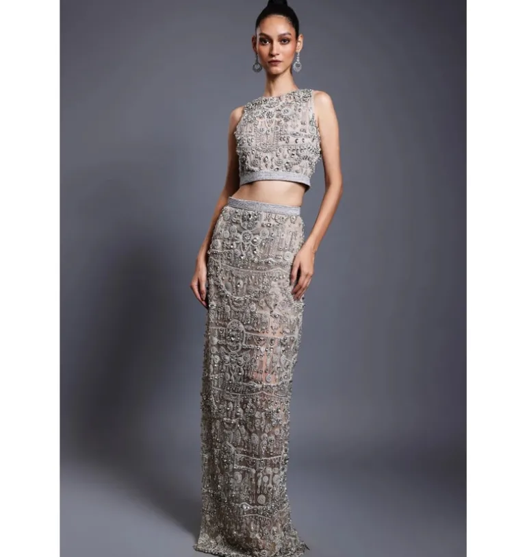 CF Crystal Skirt Set