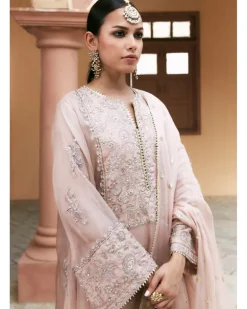 Champage Pink Kurta Set