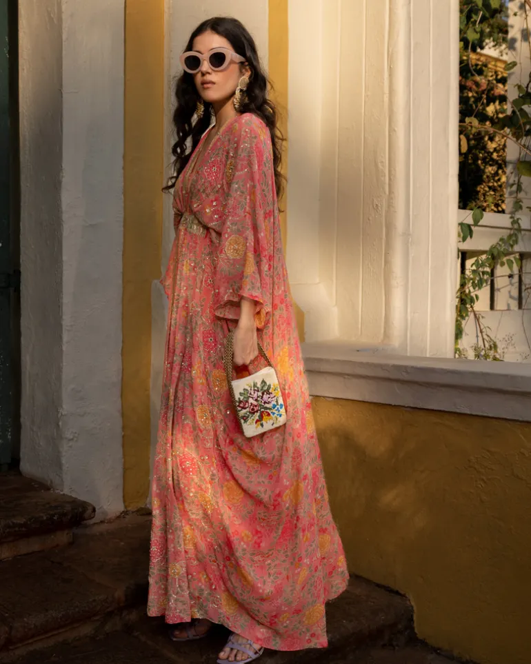 Cherry Blossom Kaftan