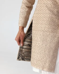 Chevron Embroidery Sherwani | Sample Sale