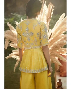 Citrus Chandan Florentine Peplum Set