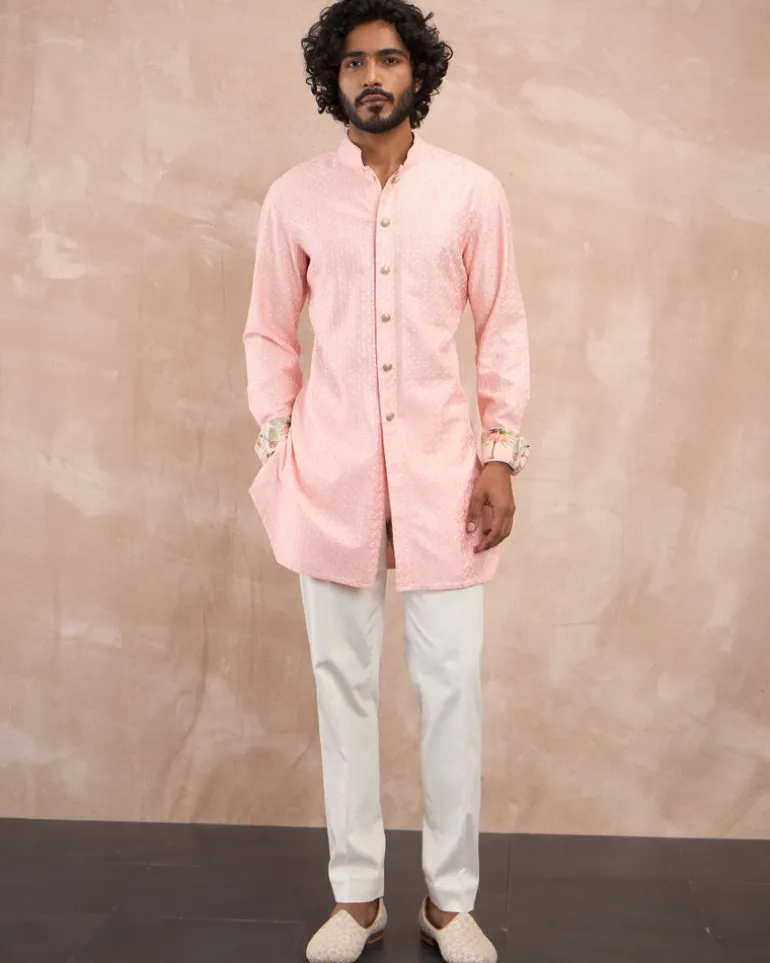Cotton Candy Inara Motif Foe & Sb Kurta Set