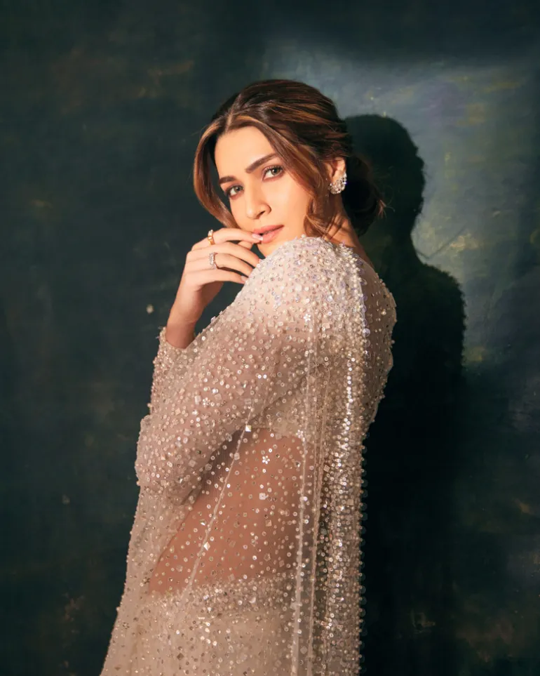 Crystal Pearl Sari