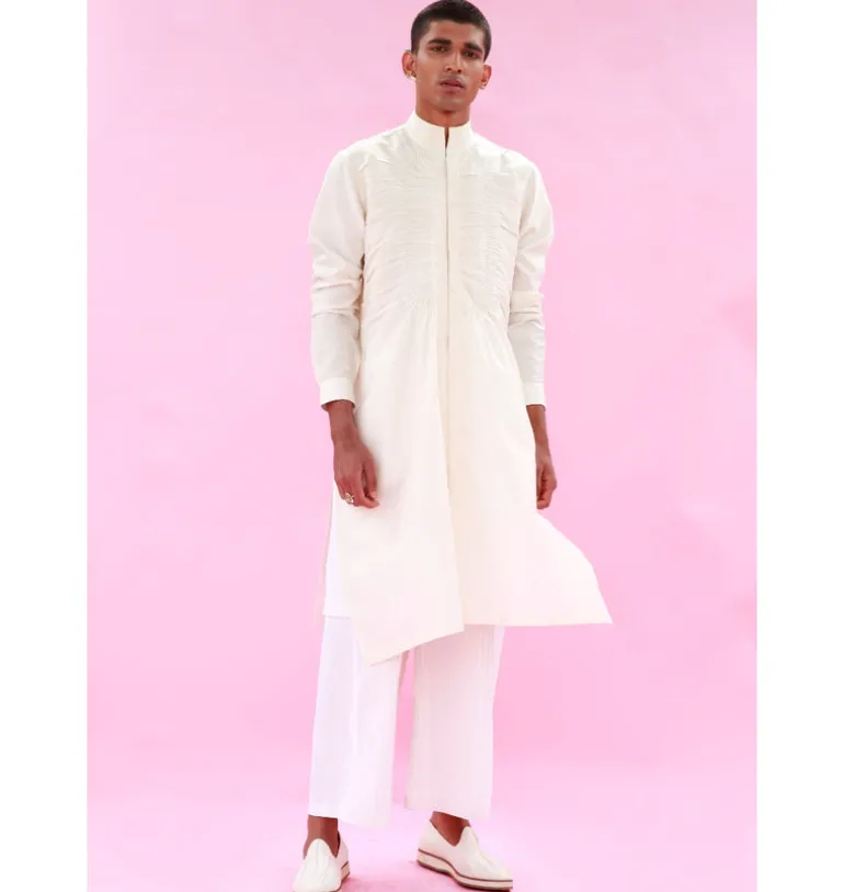 Droop Ivory Kurta Set