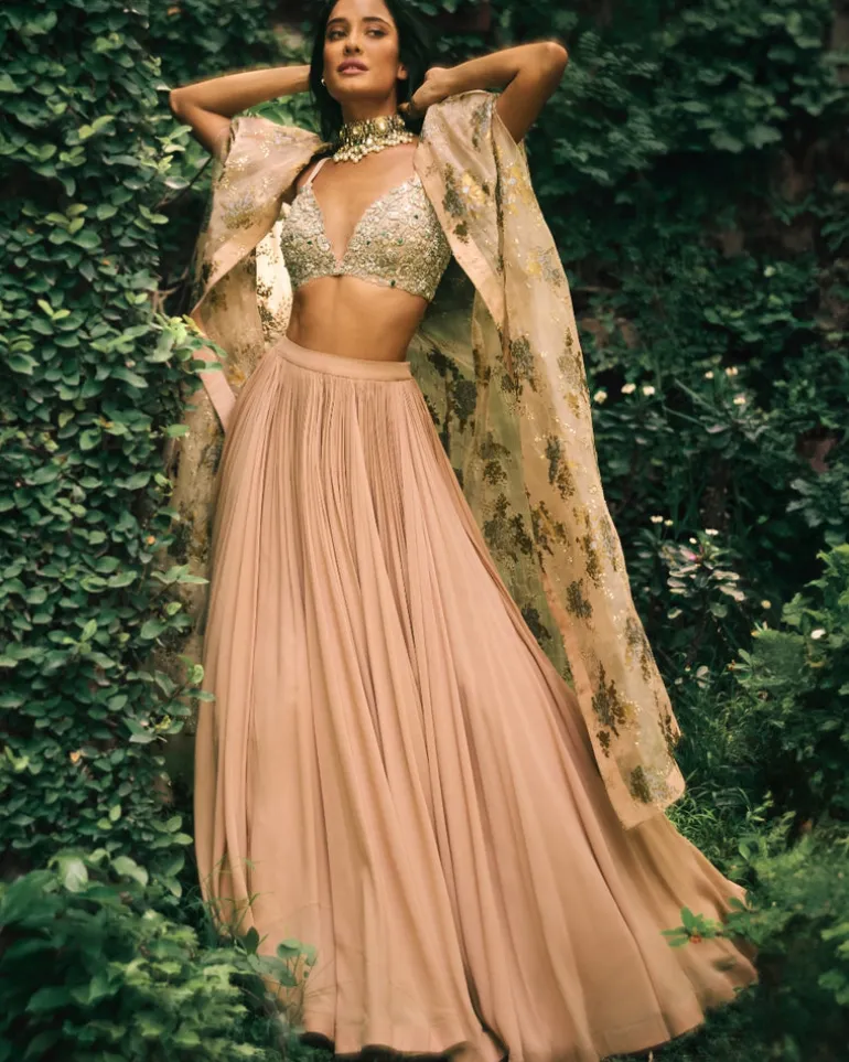Dusty Pink Lisa Cape Set
