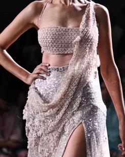 Elena Draped Sari Set