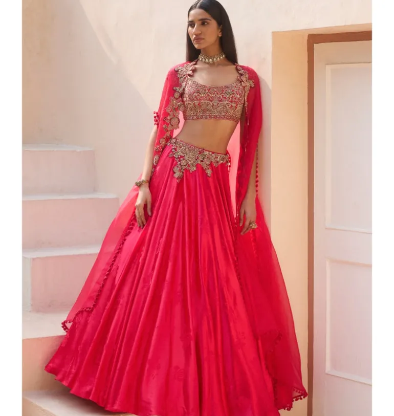 Elysian Rose Lehenga Set
